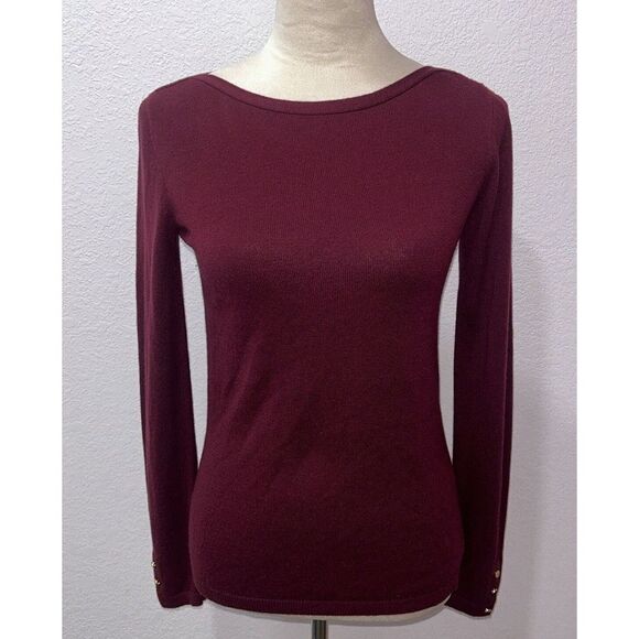 PREMISE Sweater Burgundy Size X-Small - Picture 2 of 7